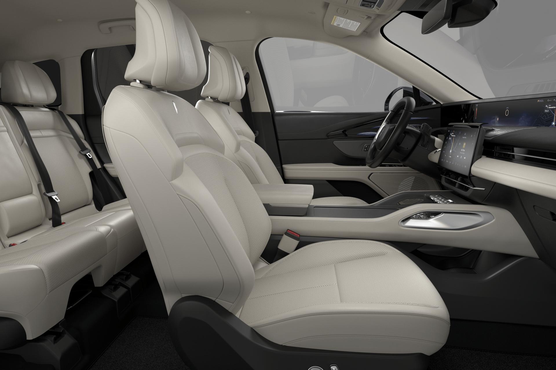 El asiento estándar con ajuste en 10 direcciones para el conductor en el interior del modelo Lincoln Nautilus® Premiere 2027