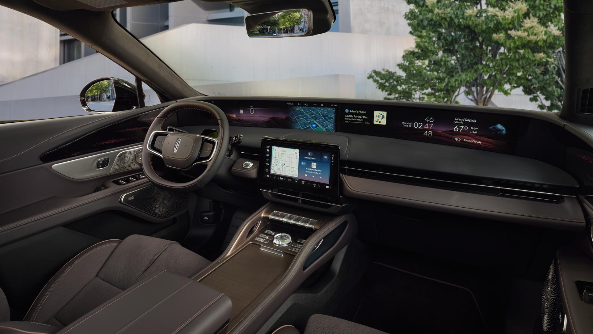 El tema de la Hora Eminente se muestra en una SUV Lincoln Nautilus® Black Label™ 2027
