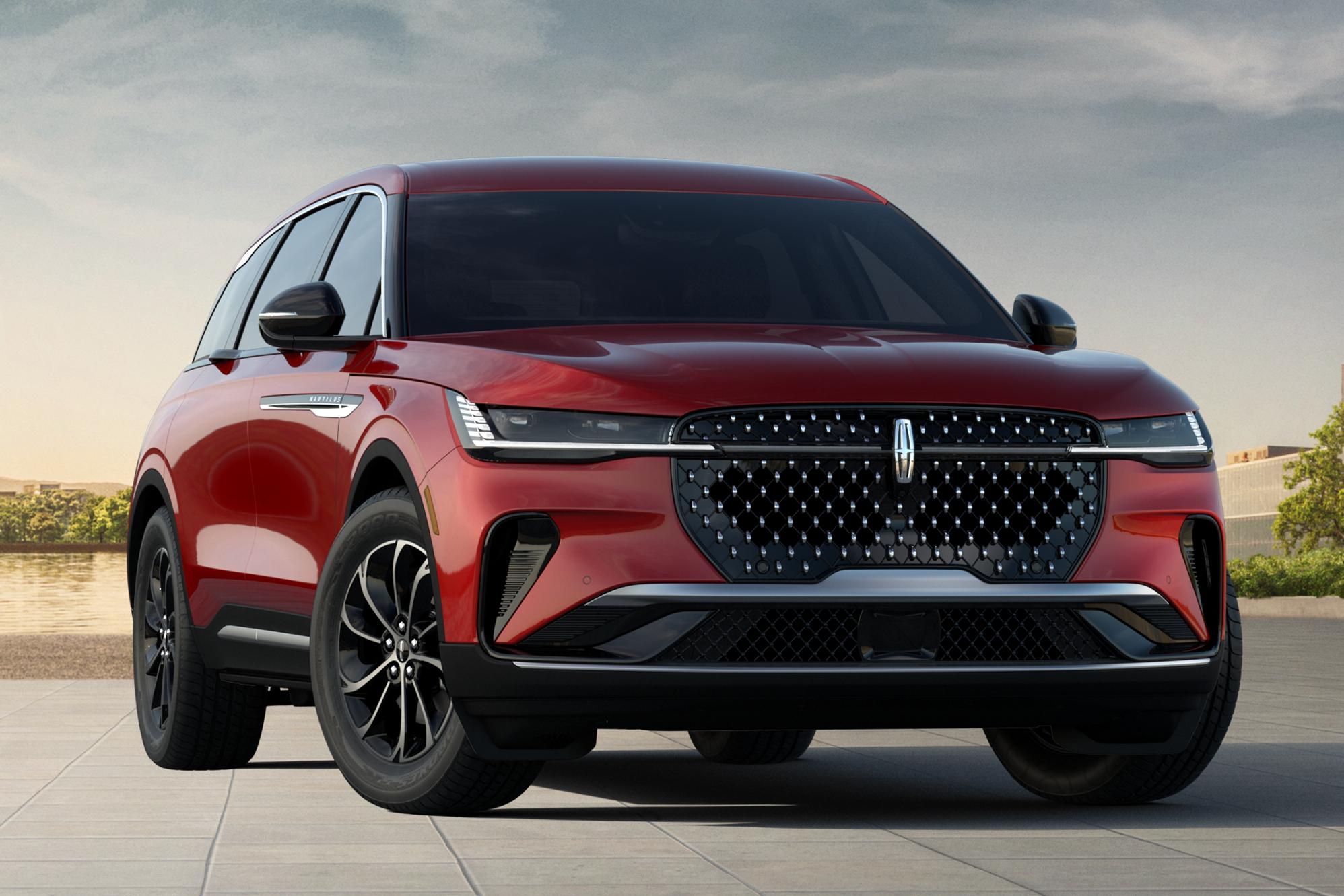 The exterior view of the headlamps of a 2026 Lincoln Nautilus® SUV