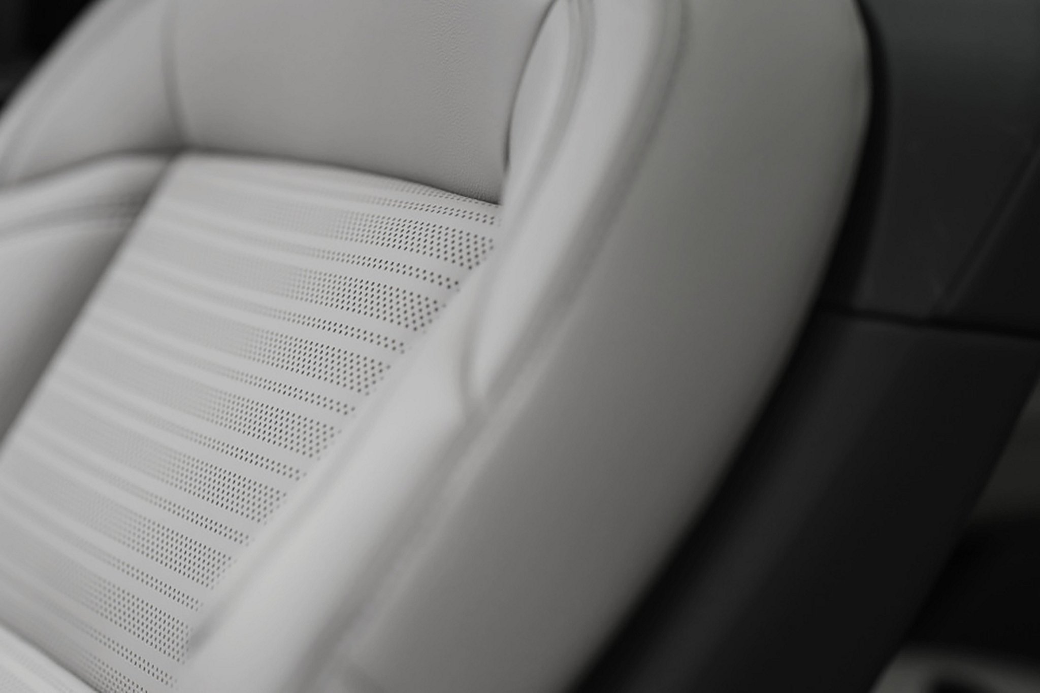 The perforation pattern of a seat inside a 2026 Lincoln Nautilus® SUV