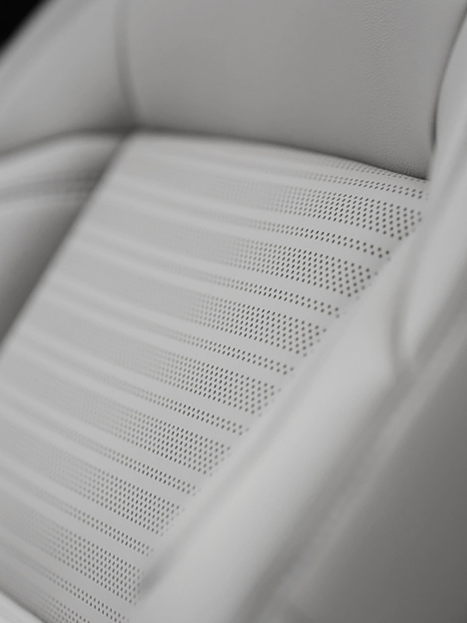 The leather seating surface of a 2026 Lincoln Nautilus® SUV