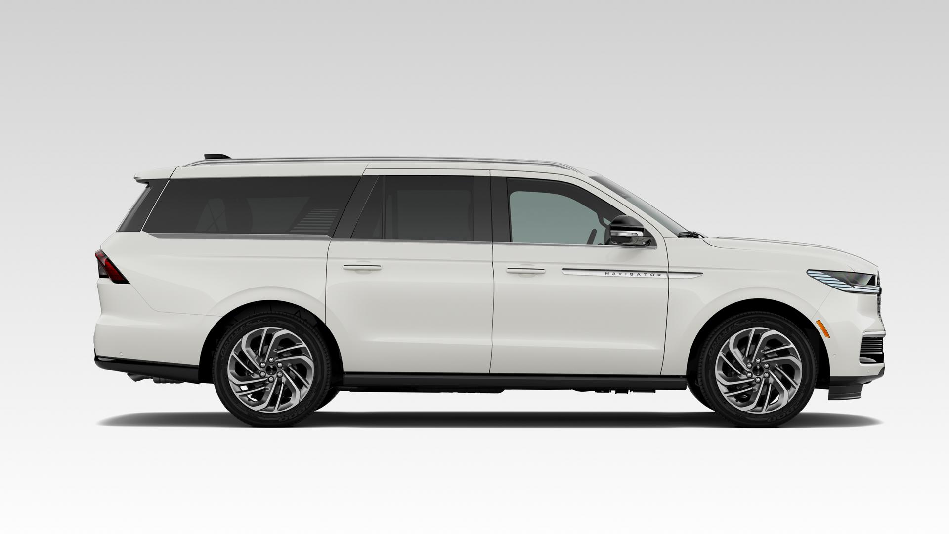 A profile view of a 2027 Lincoln Navigator® SUV Long wheelbase