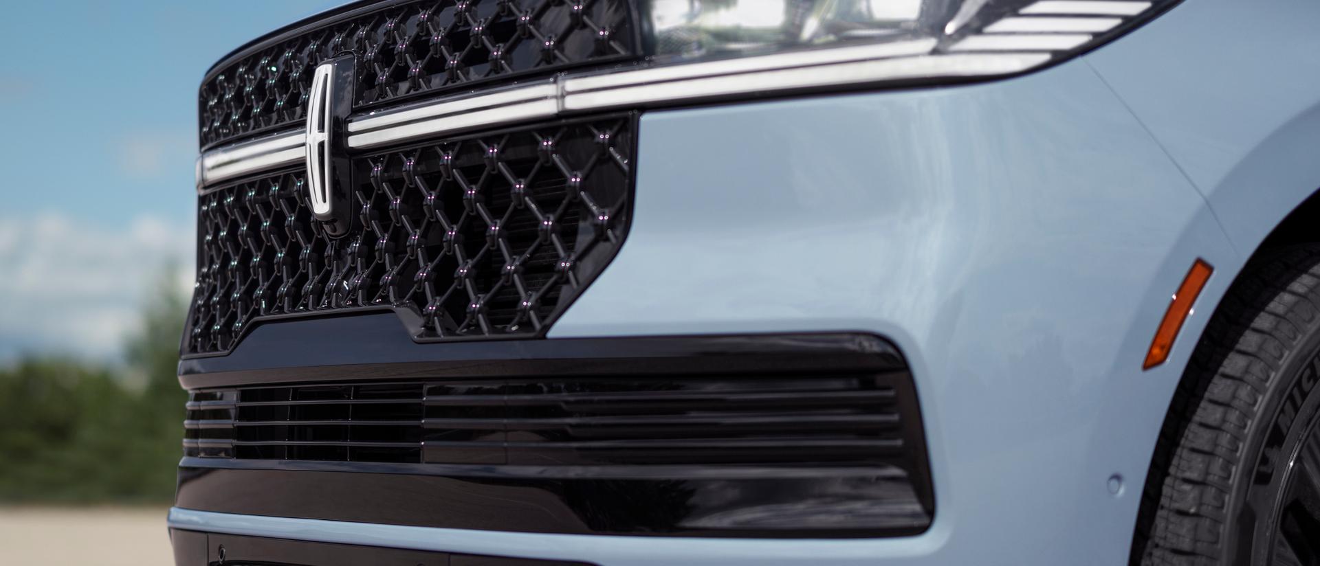 The distinct grille of the available Jet Appearance Package features a black mesh pattern