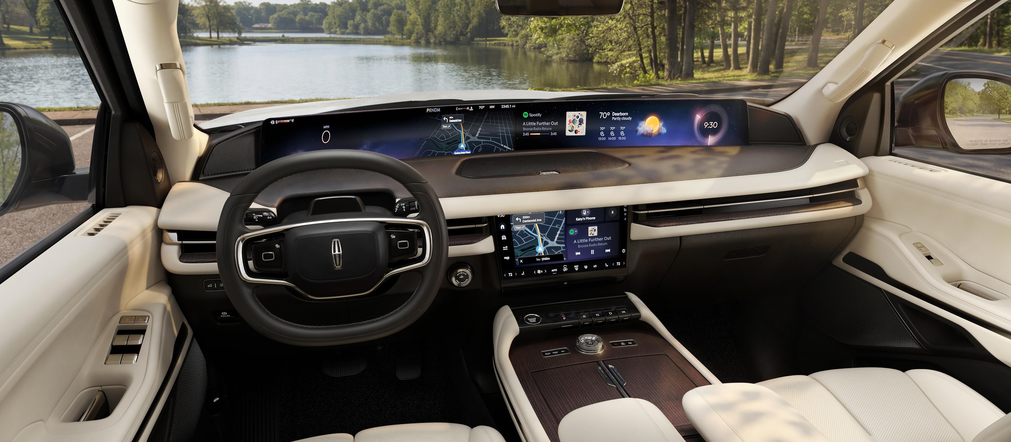 The interior of a 2027 Lincoln Navigator® Premiere model