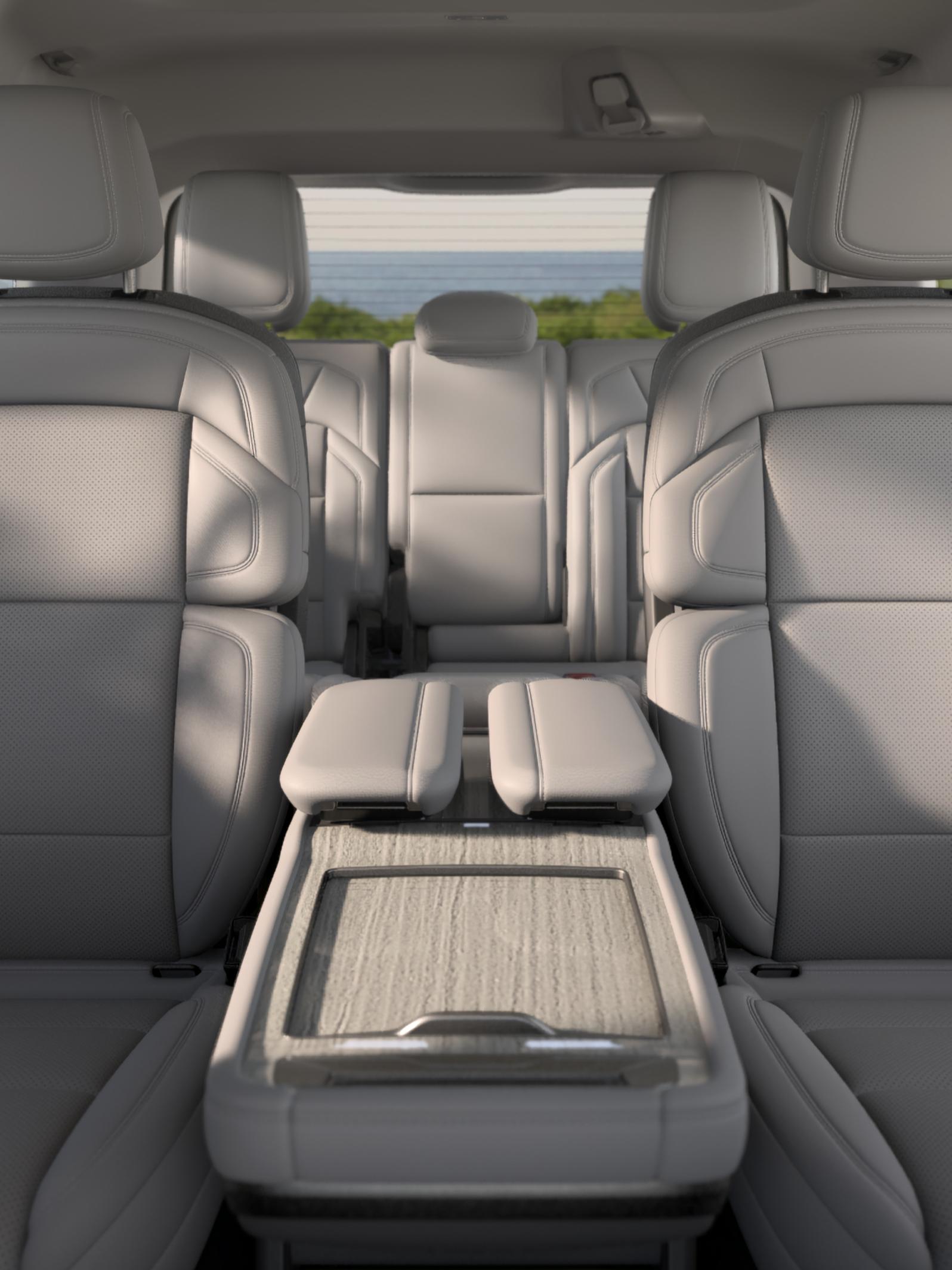 The various second row seating options for the 2026 Lincoln Navigator are shown