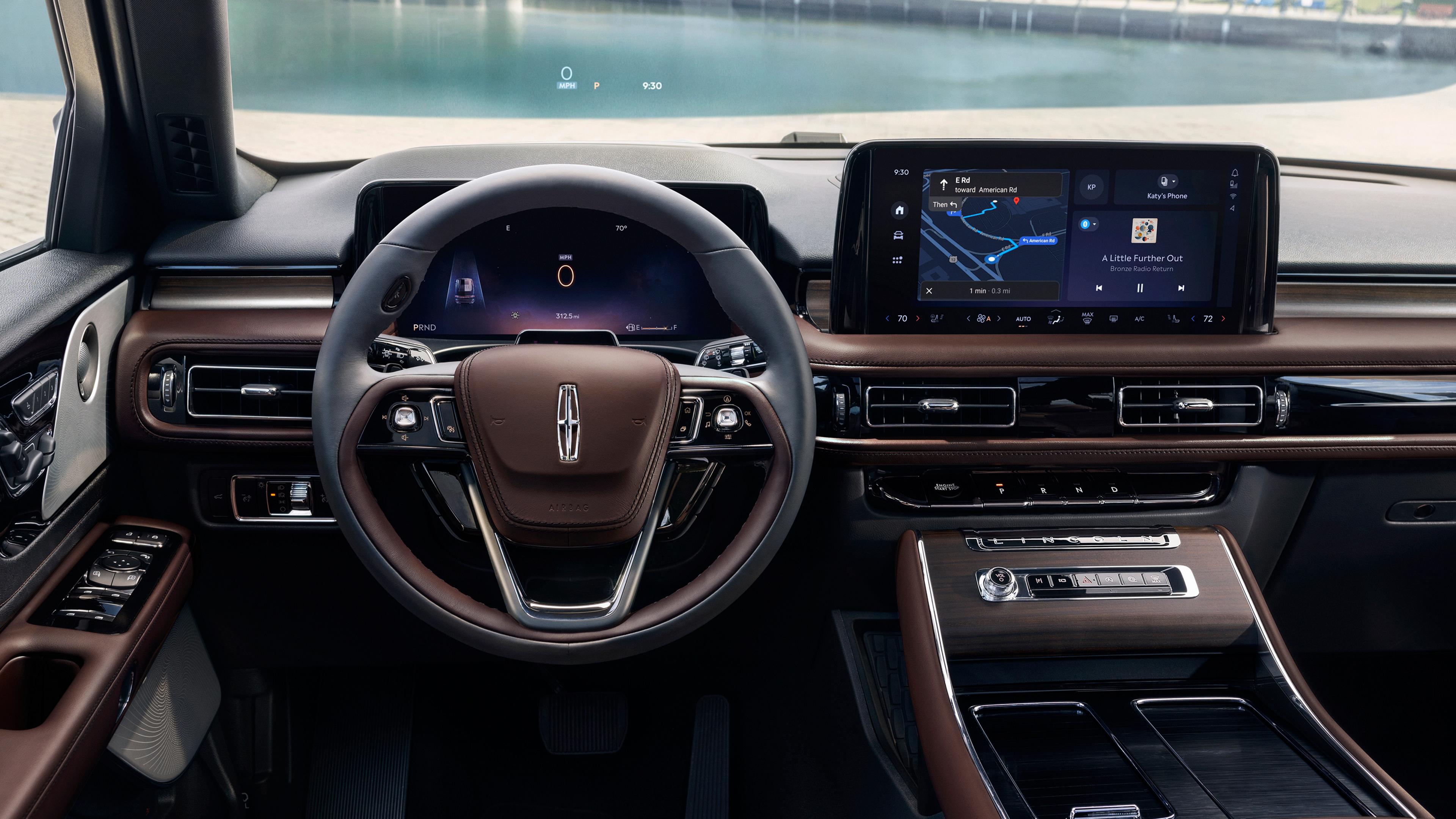 A close up shot of the drive modes in the driver cluster of a 2027 Lincoln Aviator® SUV