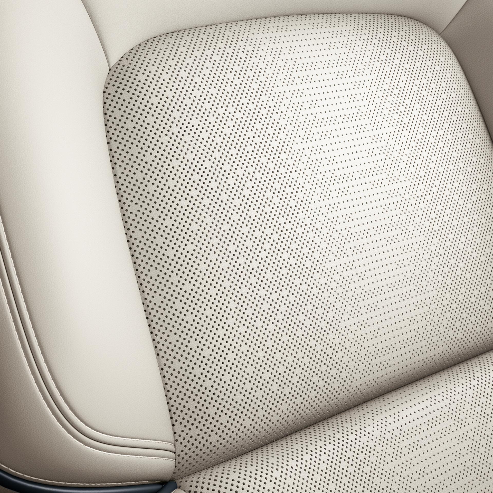 The perforation detail of a front seat inside a 2027 Lincoln Aviator® SUV