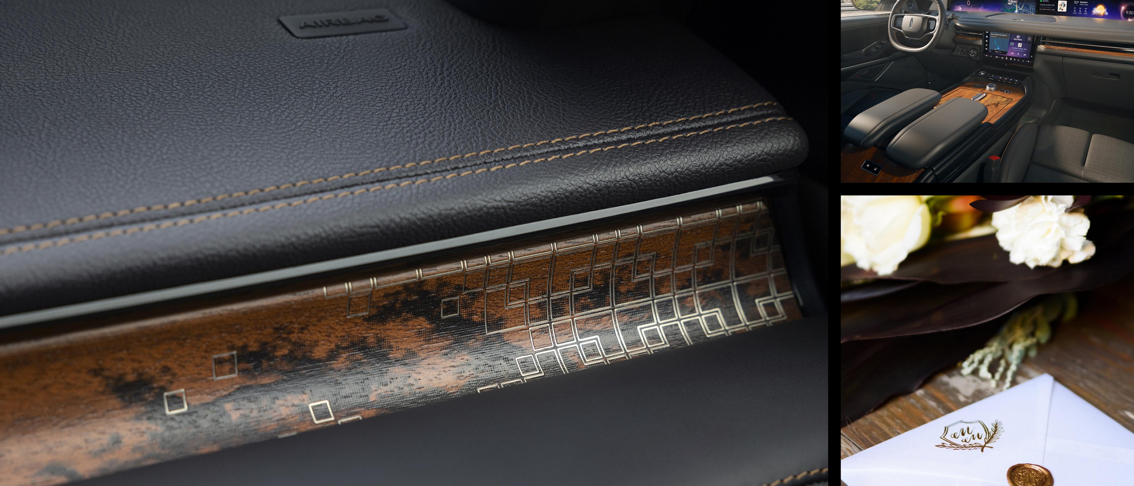 A couple sits in the front seats of a 2027 Lincoln Aviator® SUV
