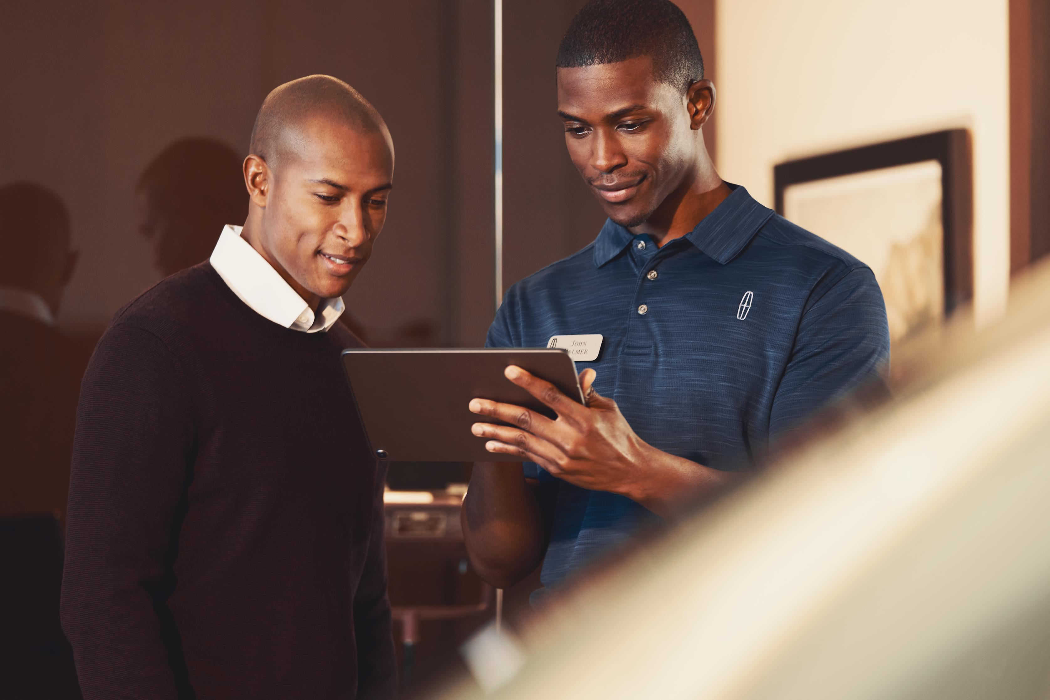 Pickup & Delivery Service drops off a loaner vehicle