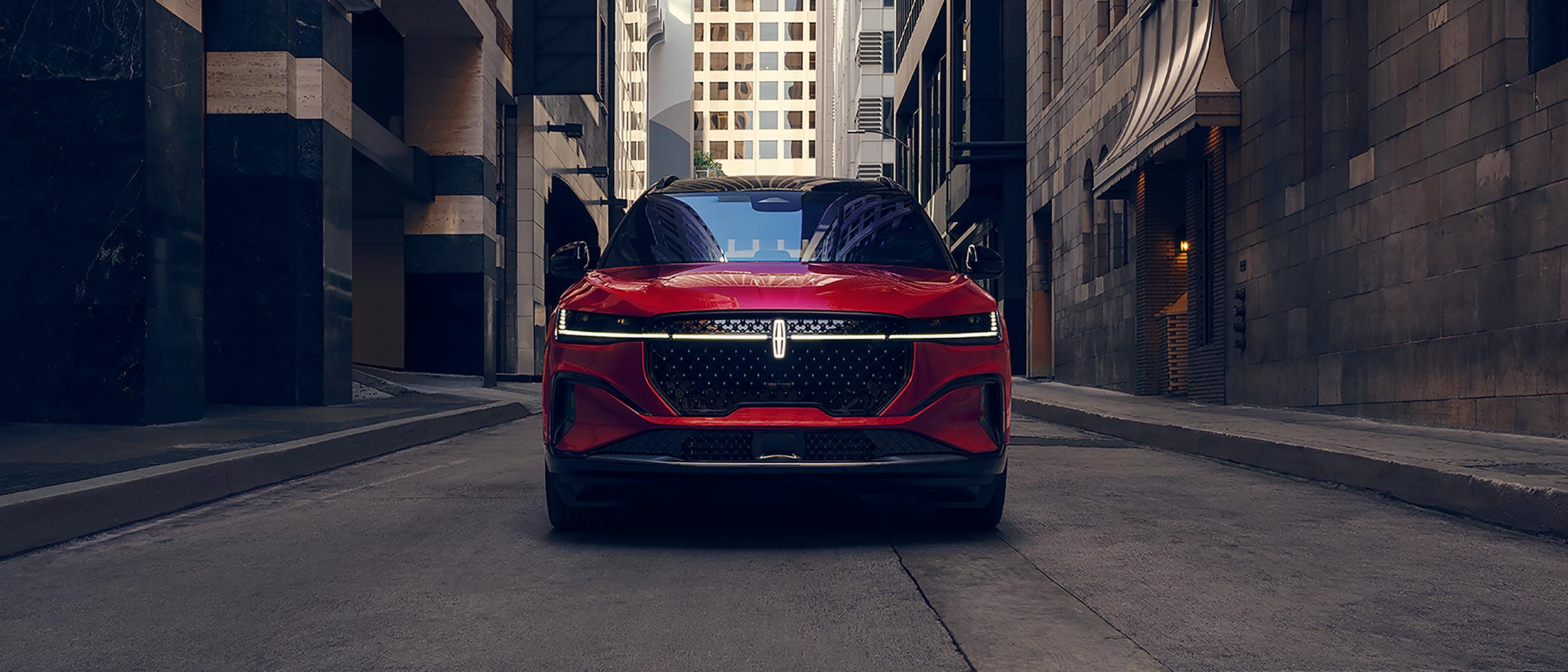 2026 Lincoln Nautilus® SUV is parked in a city setting