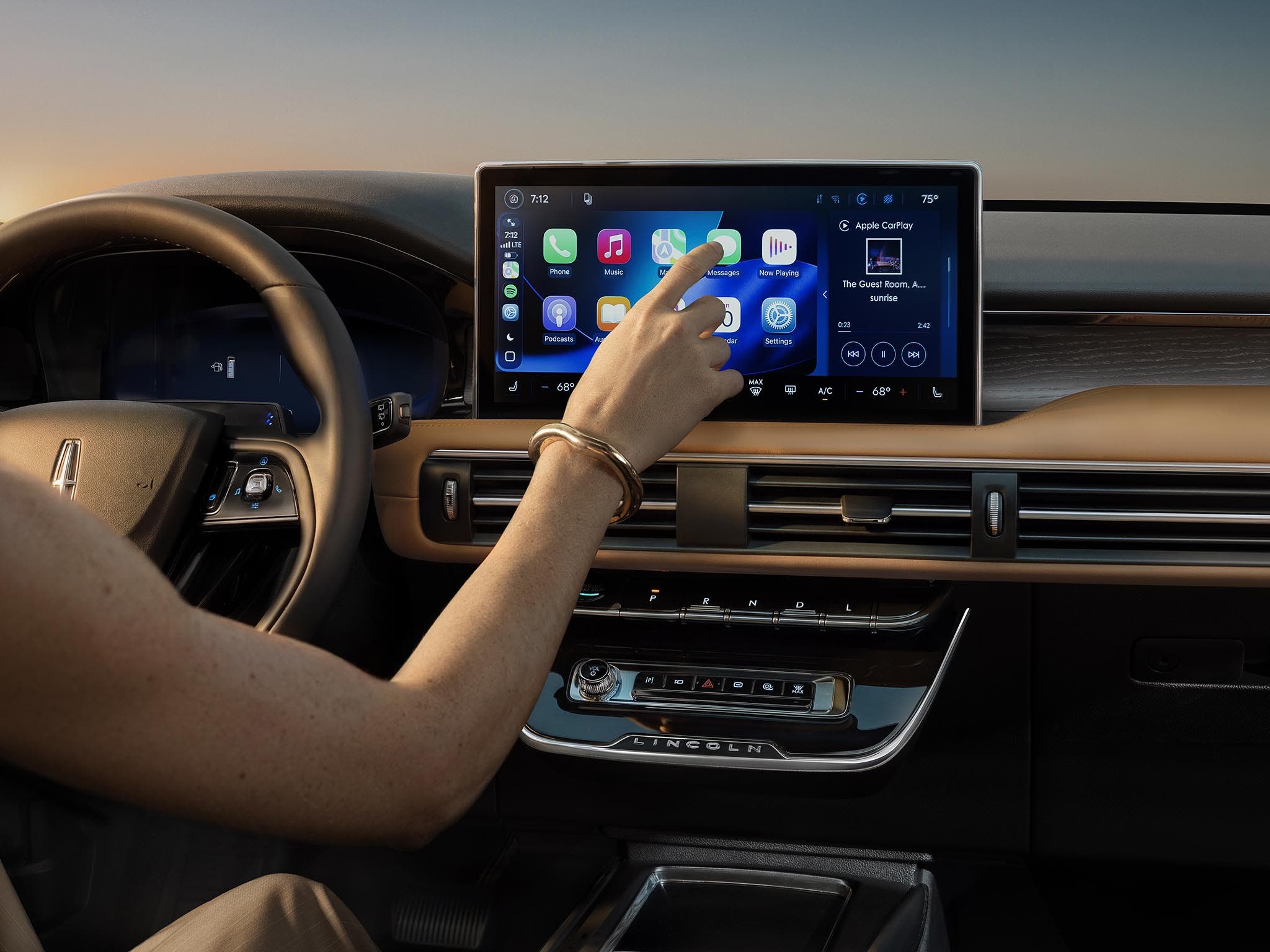 2027 Lincoln Corsair interior touchscreen and dashboard