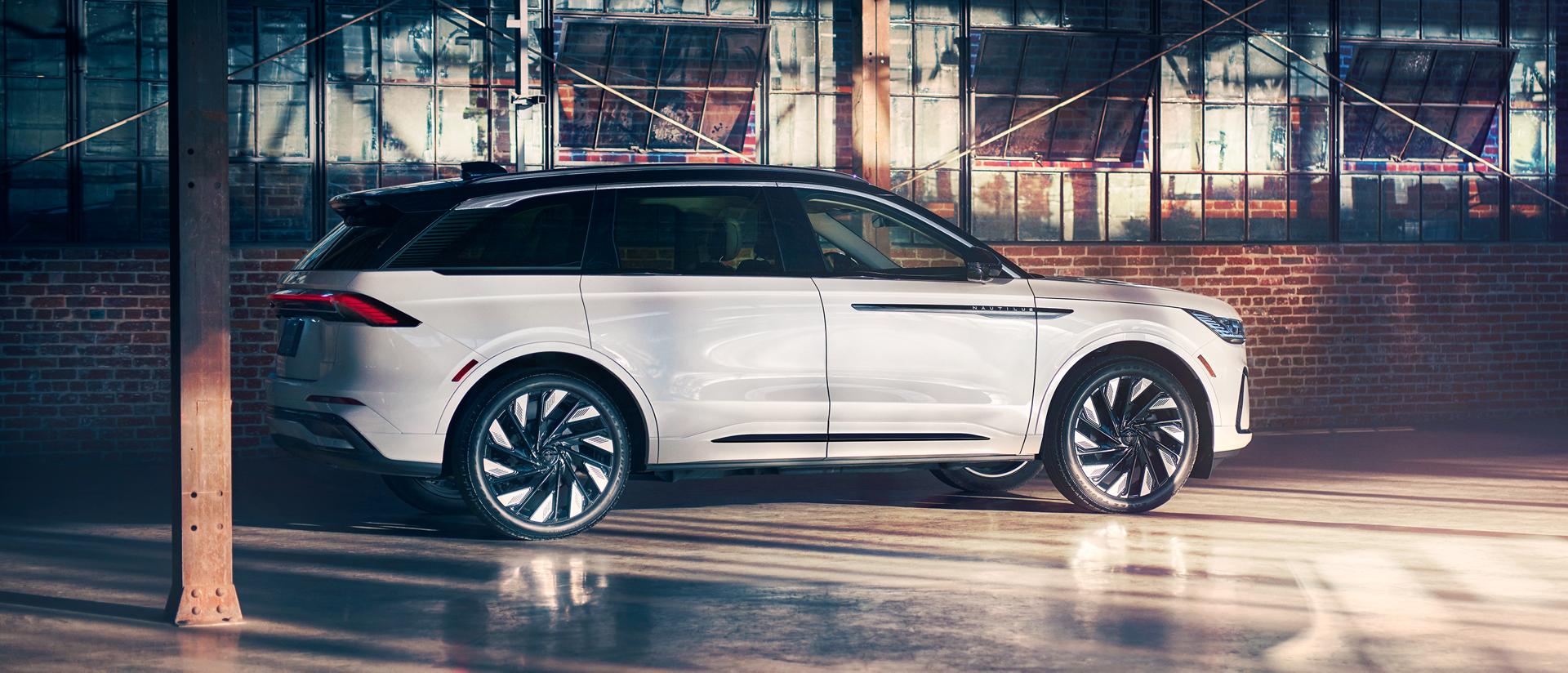 A 2026 Lincoln Black Label™ Nautilus® SUV with available 22-inch wheels