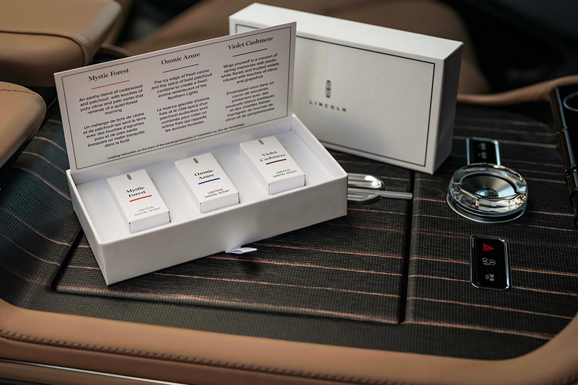 Los diferentes cartuchos de aromas digitales que se muestran