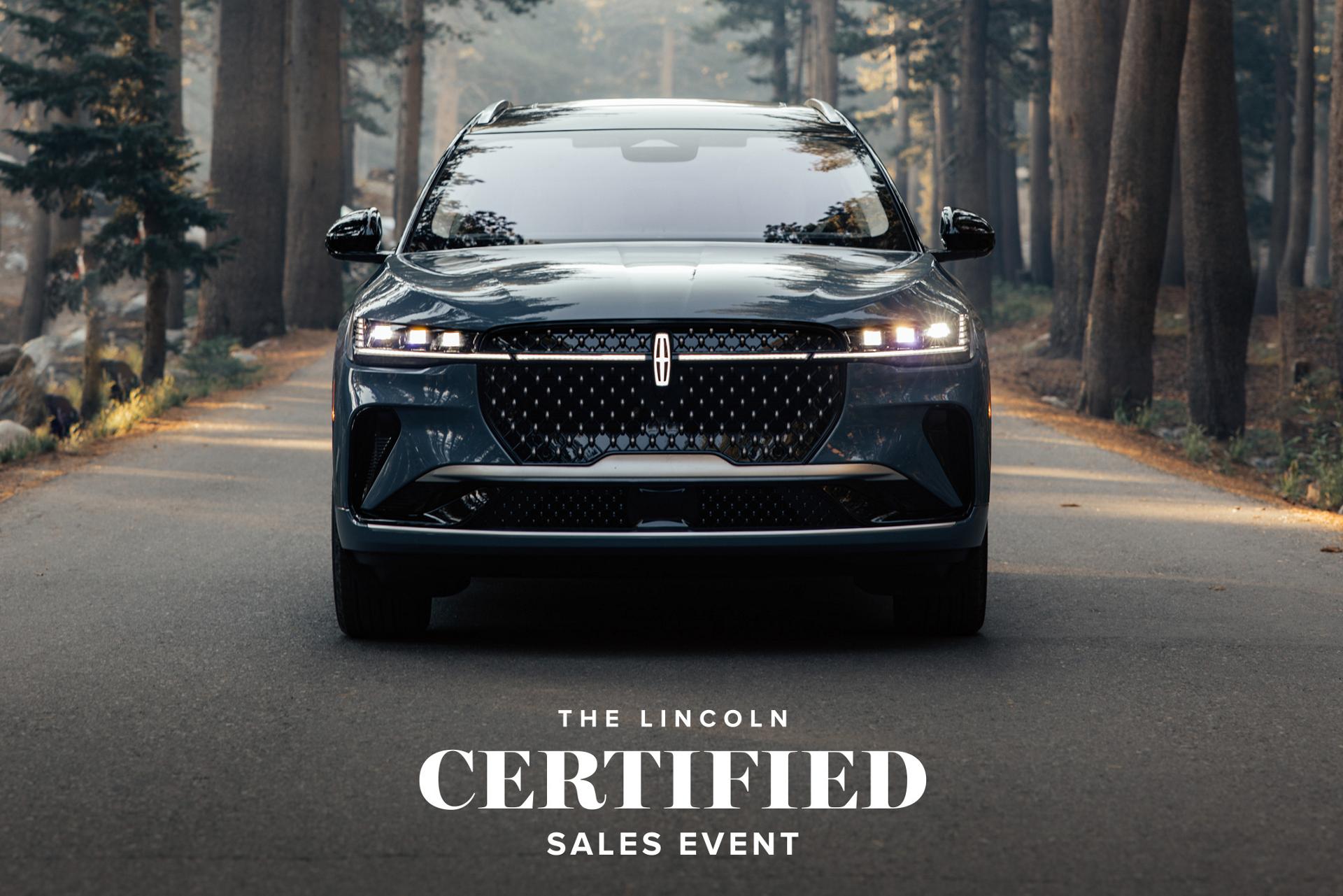 The Lincoln Certified Sales Event.